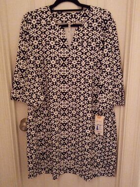 LuLu-B 3/4 Sleeve Travel Dress - 1X - NWT